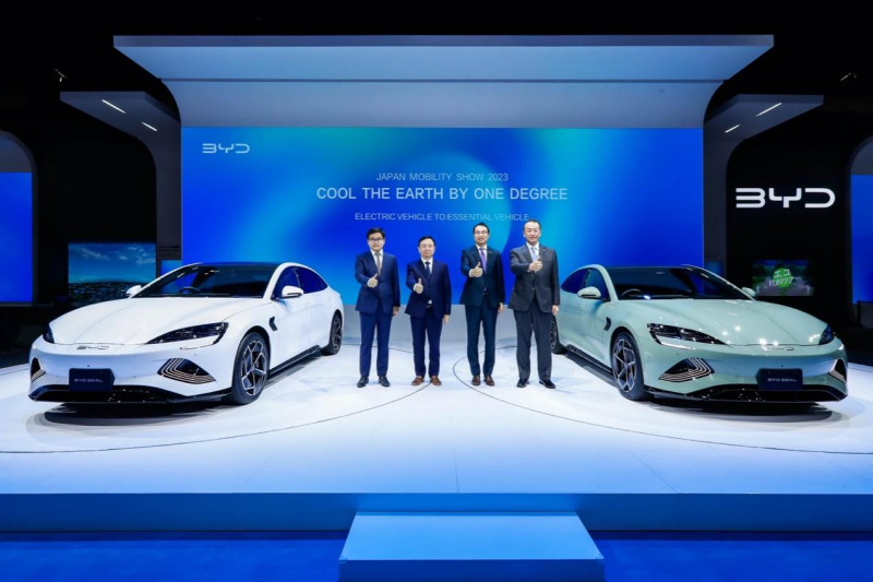 比亚迪携五款车型及核心技术亮相2023东京车展